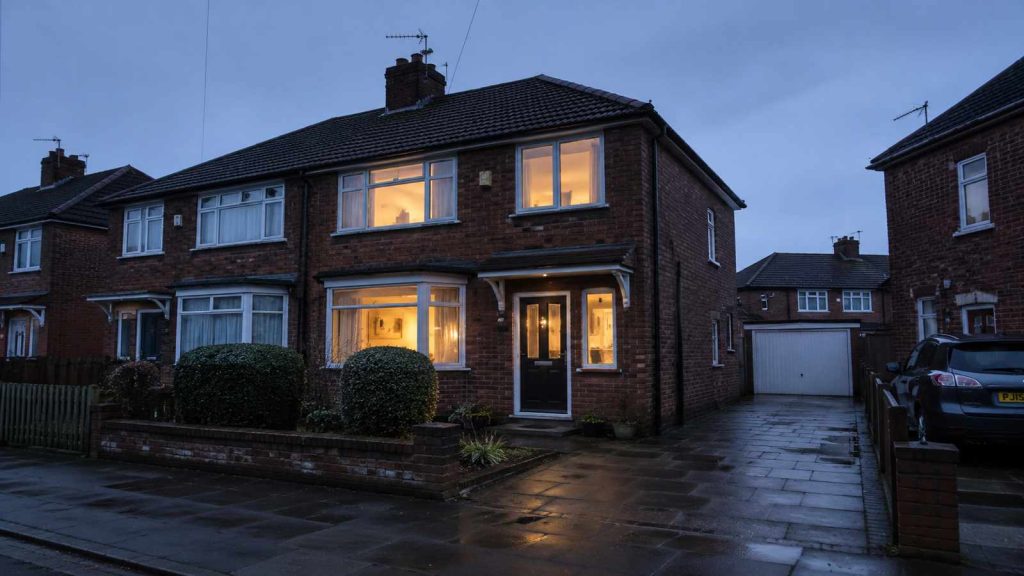 Modern UK home exploring sustainable heating alternatives