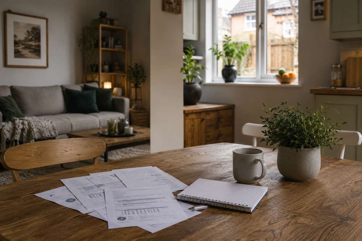 UK home energy cost debate showing electricity and heating affordability concerns